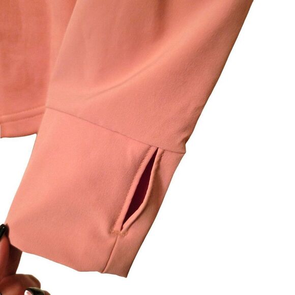 Puma Evostripe Womens Top Pink L Pullover Hoodie Logo Sweatshirt Pockets - Picture 7 of 8